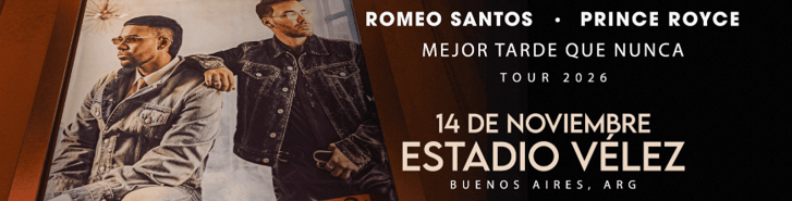 ROMEO SANTOS & PRINCE ROYCE EN ARGENTINA